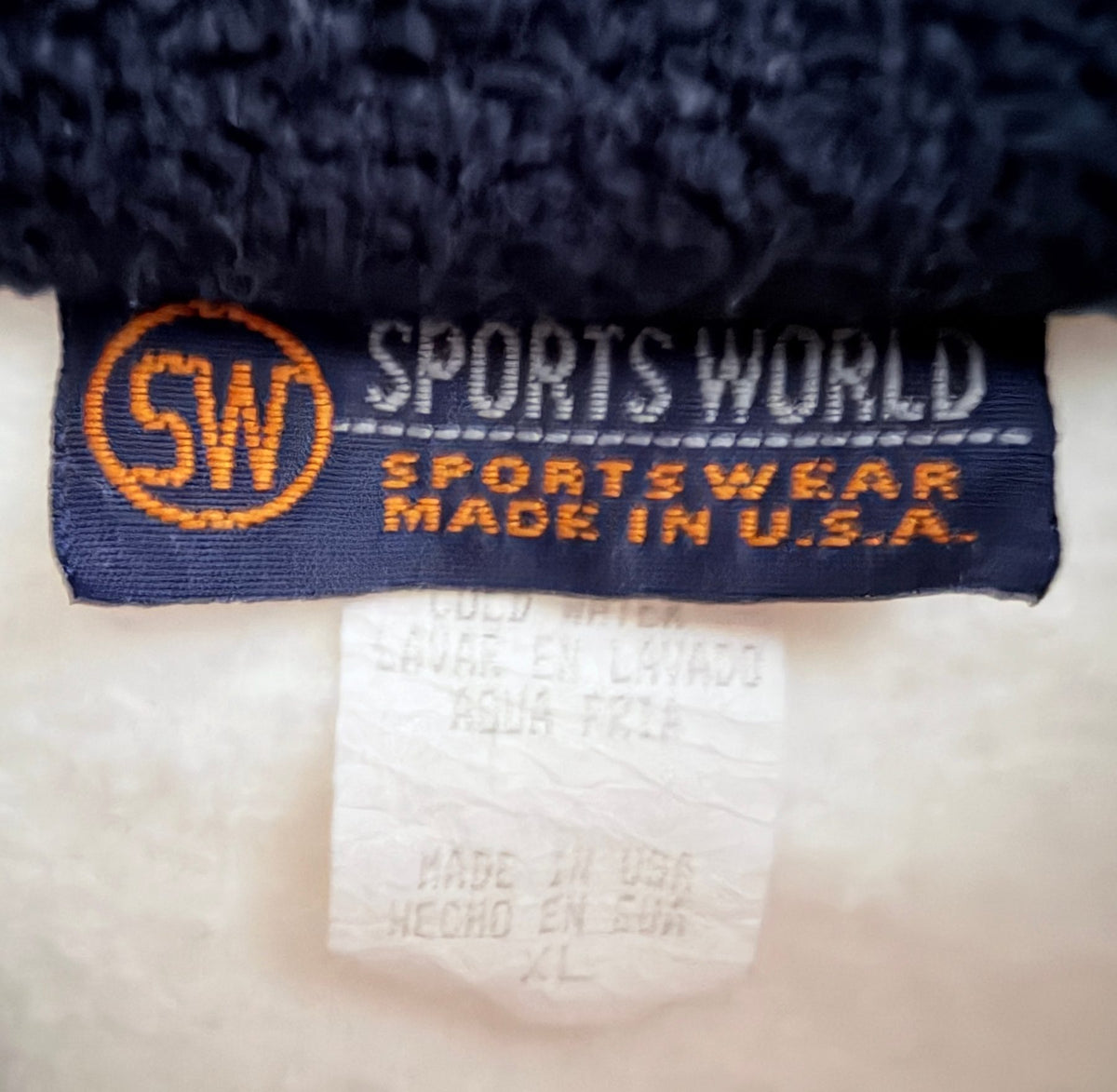 Sports World Women's White Hello Kitty Mock Neck Fleece — brand label