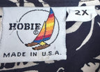 Hobie Men's White Button-Up — brand label