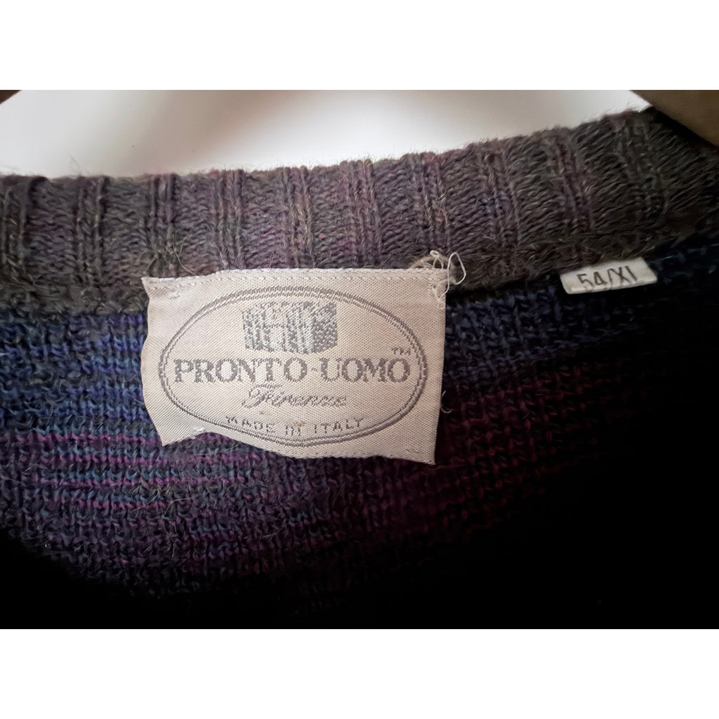 Pronto Uomo Firenze Abstract Knit Sweater
