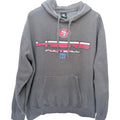 NFL San Francisco 49ers Hoodie Mens Large Gray Pullover Team Apparel