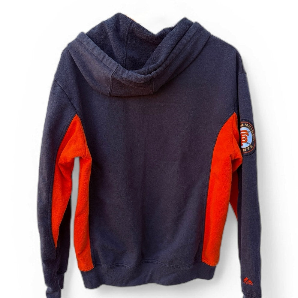 San Francisco Giants Majestic Hoodie Medium Black Orange