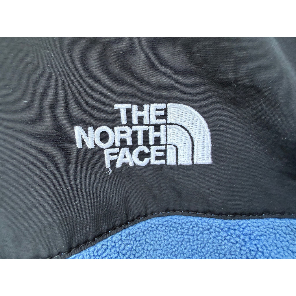 The North Face Denali Fleece Jacket Mens Medium Blue Black Full Zip Outdoor