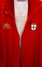 Kappa Men's Red England Full-Zip Mock Neck Jacket — view 5