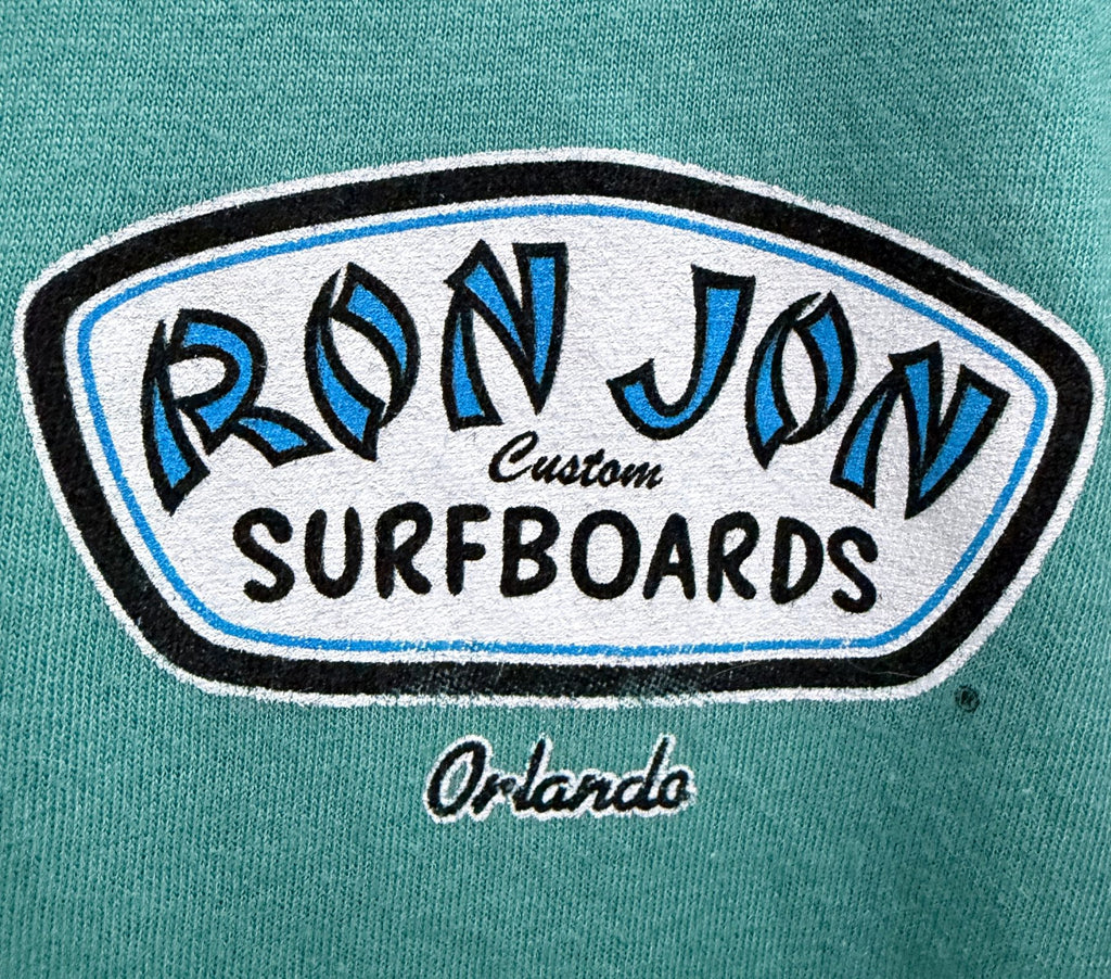 Ron Jon Surf Shop Men's Green Crewneck T-Shirt — view 4