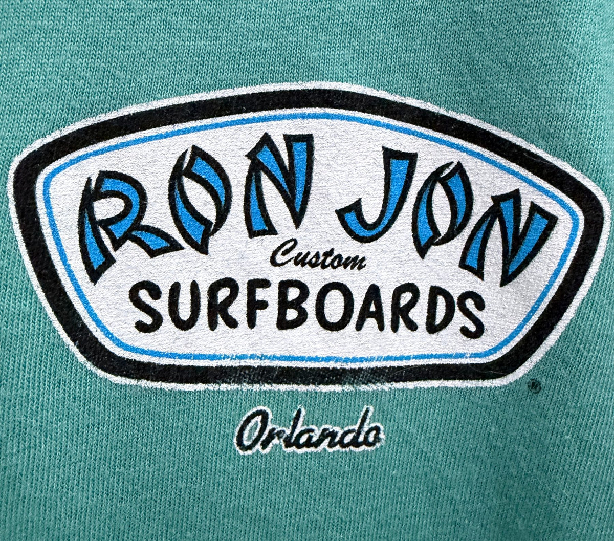 Ron Jon Surf Shop Men's Green Crewneck T-Shirt — view 4