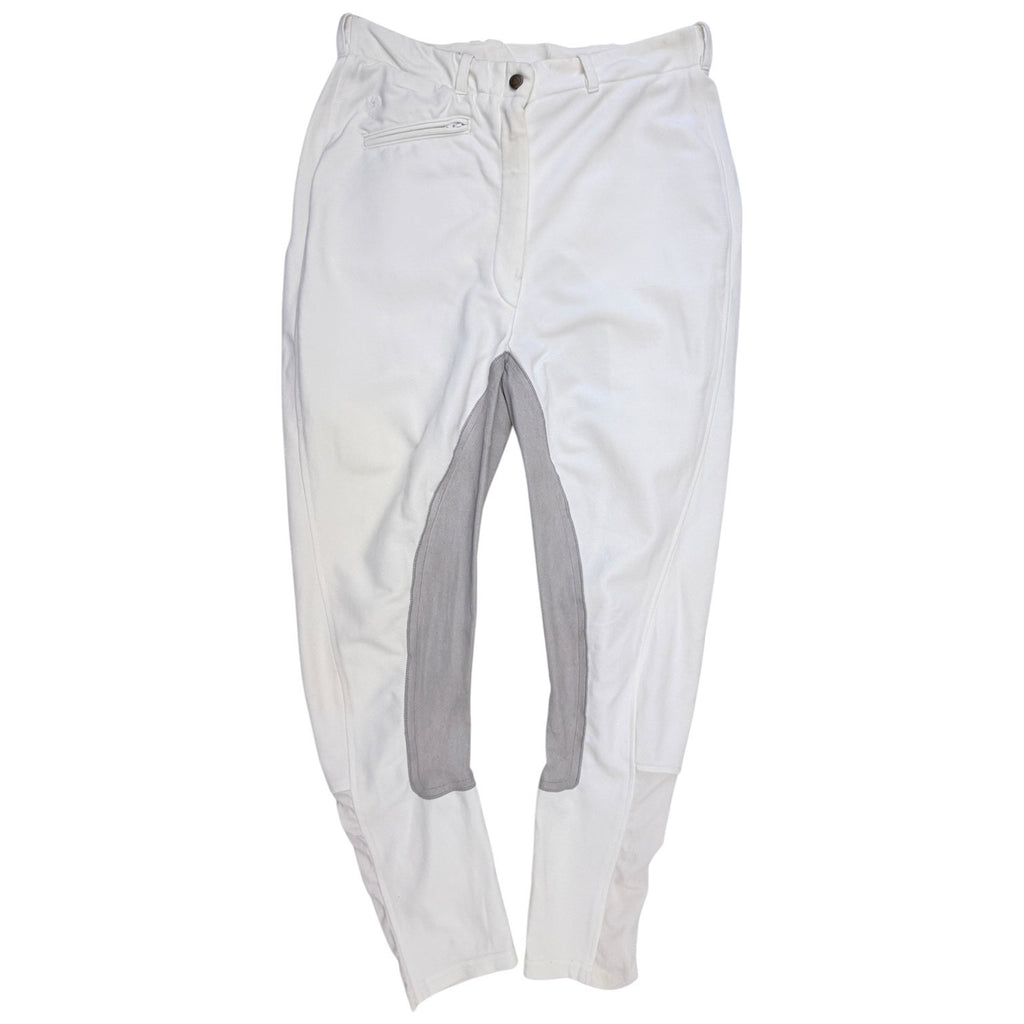 Ariat Riding Pants Mens 34L White Equestrian Breeches Knee Patch Horseback Pants