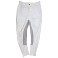 Ariat Riding Pants Mens 34L White Equestrian Breeches Knee Patch Horseback Pants