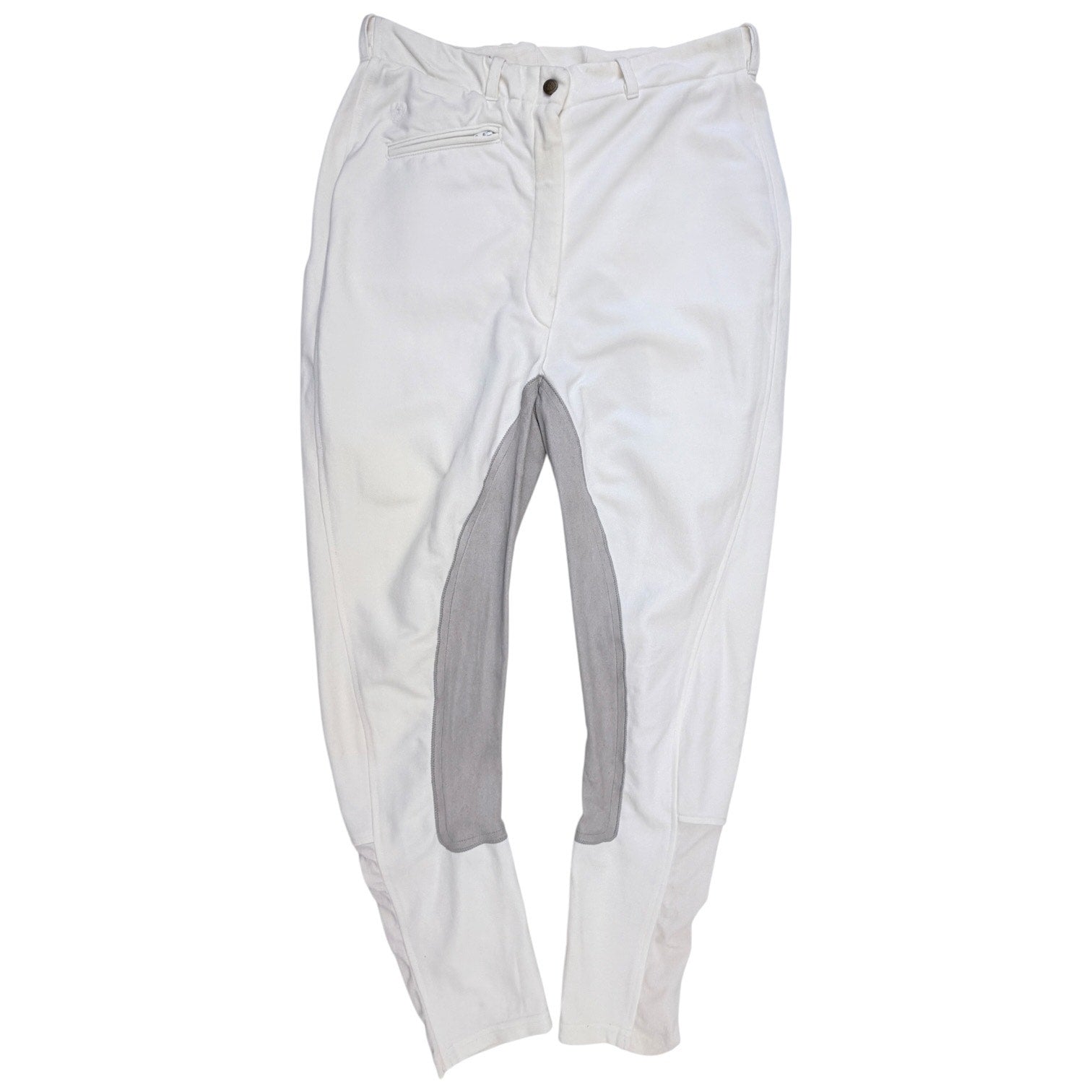 Ariat Riding Pants Mens 34L White Equestrian Breeches Knee Patch Horseback Pants