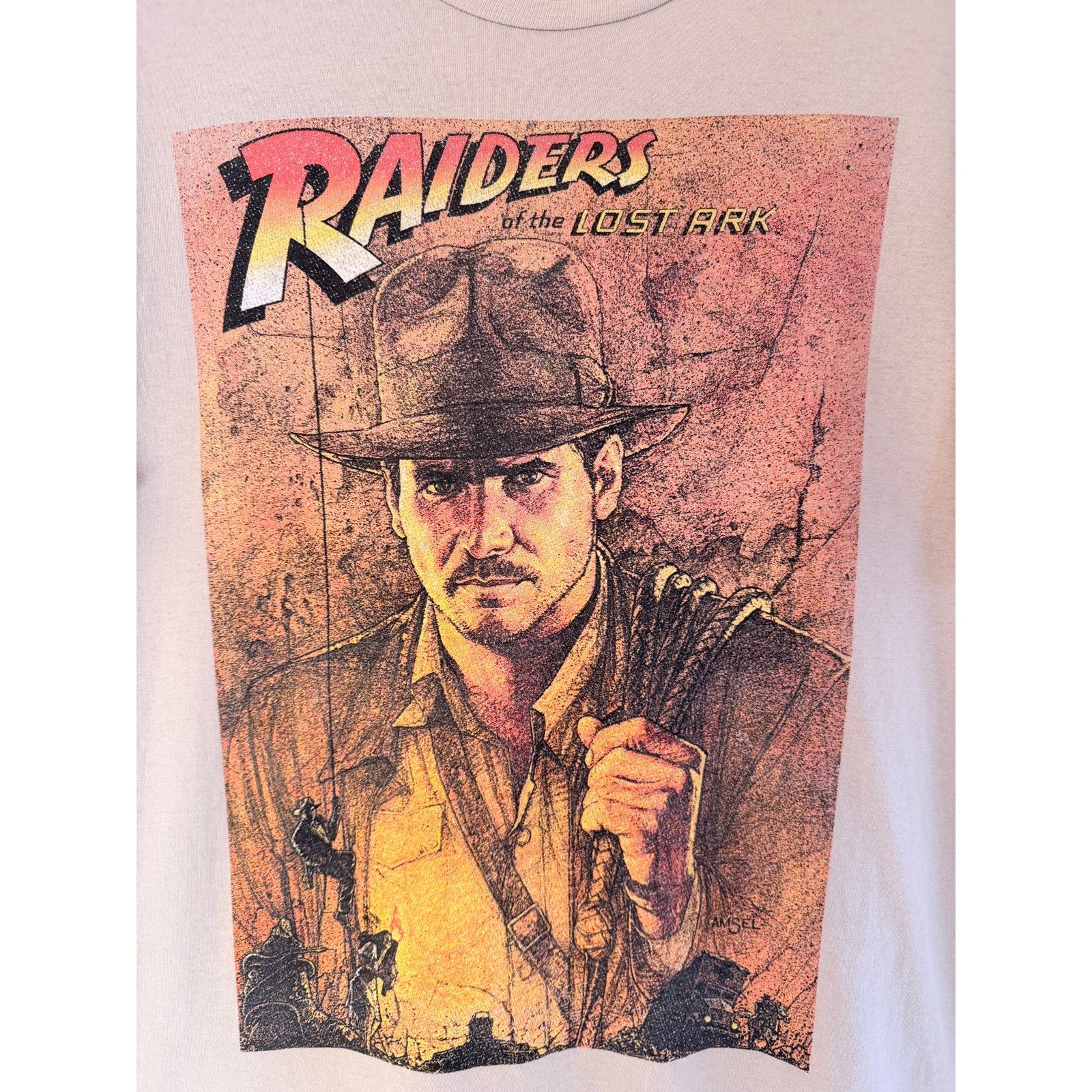 Indiana Jones Raiders Of The Lost Ark T Shirt Mens Large Movie Graphic Tee