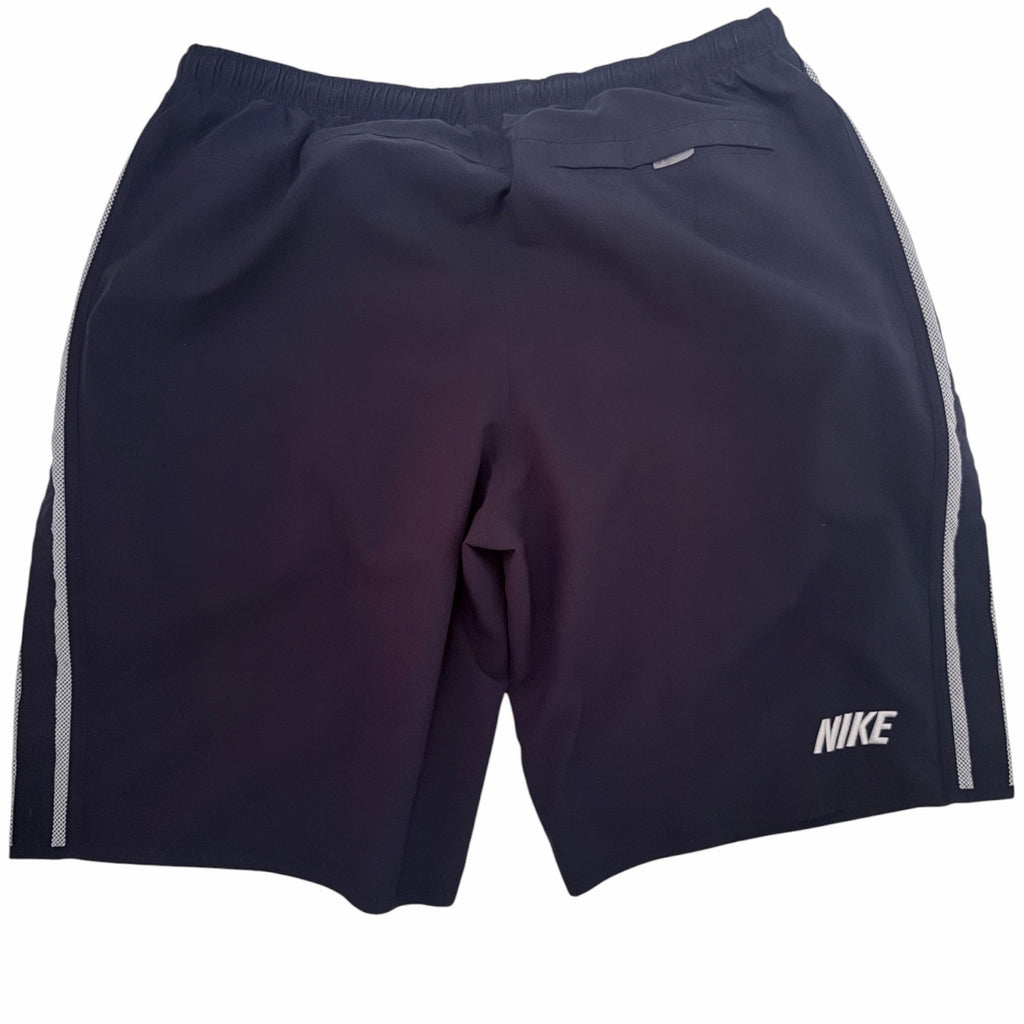 Nike Athletic Shorts Mens XL Navy Mesh Lined Running Training Gym Shorts