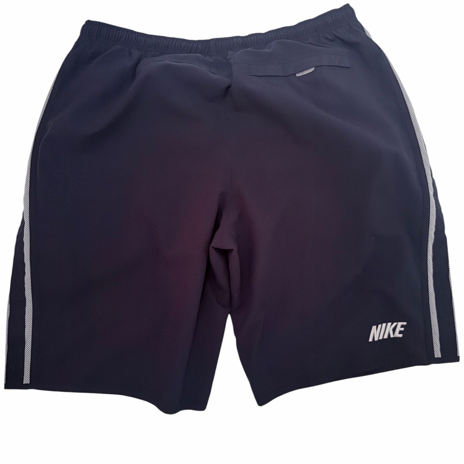 Nike Athletic Shorts Mens XL Navy Mesh Lined Running Training Gym Shorts