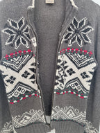 High Sierra Men's Gray Full-Zip Mock Neck Sweater — view 4