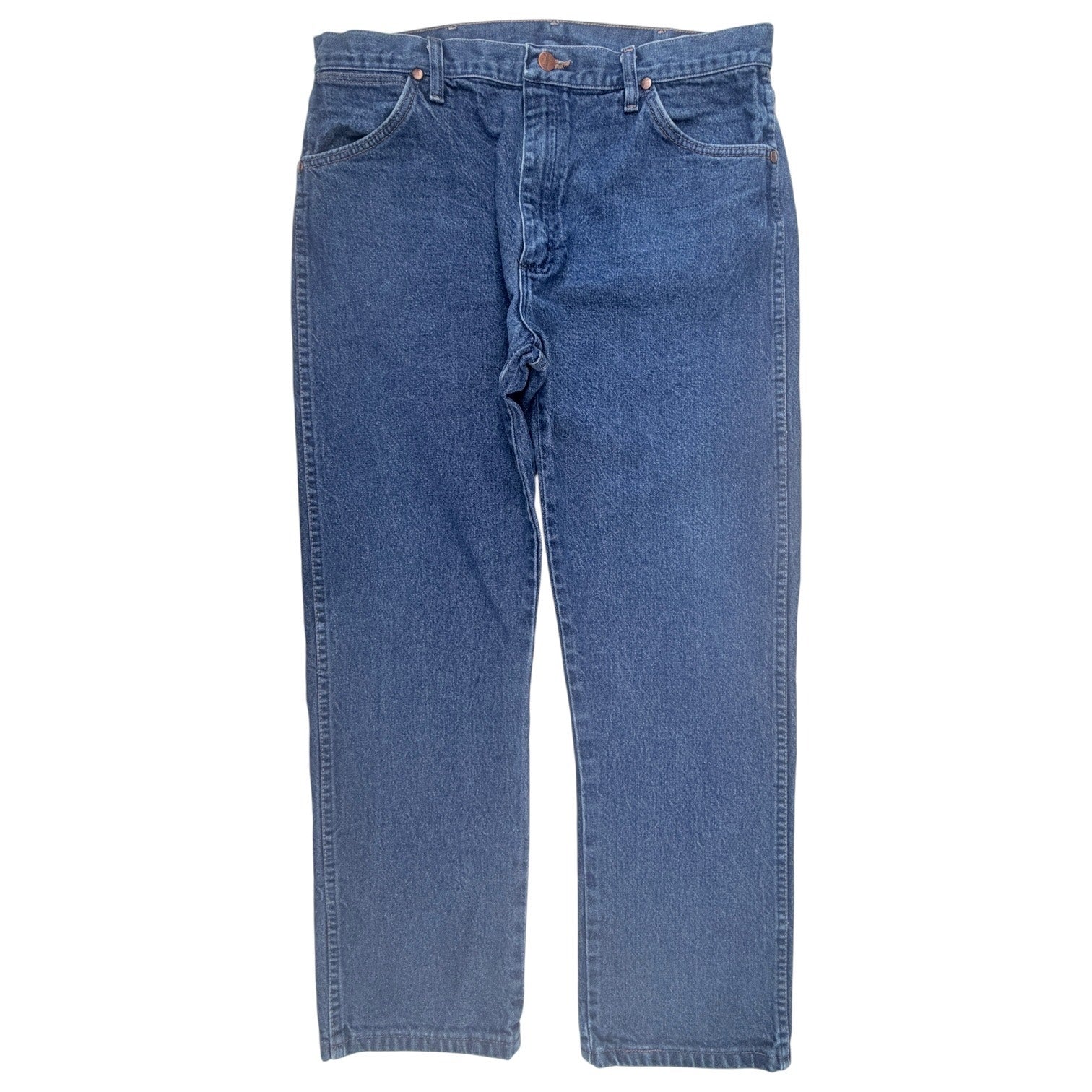 Wrangler Relaxed Fit Jeans Mens 38x30 Blue Western Denim Pants