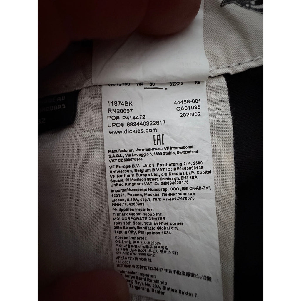 Dickies Flex Work Pants Mens 32x32 Black