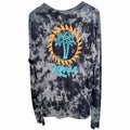 RVCA Tie Dye Long Sleeve Shirt Mens M Palm Tree