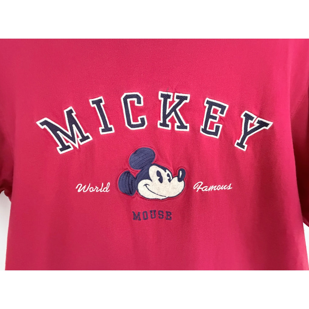 Disneyland Resort Mickey Mouse T Shirt Mens Medium Red Graphic Tee