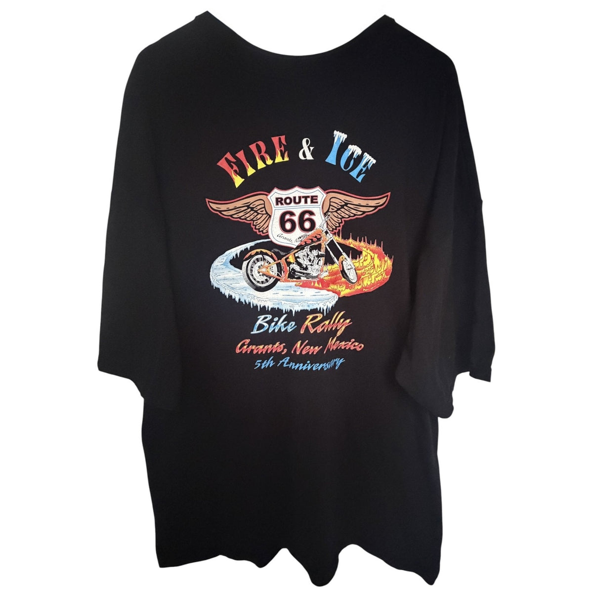Gildan Men's Route 66 Rally Pocket T-Shirt 3XL Black product image