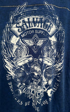 Salvage Supply Co. Men's Blue Crewneck T-Shirt — view 4