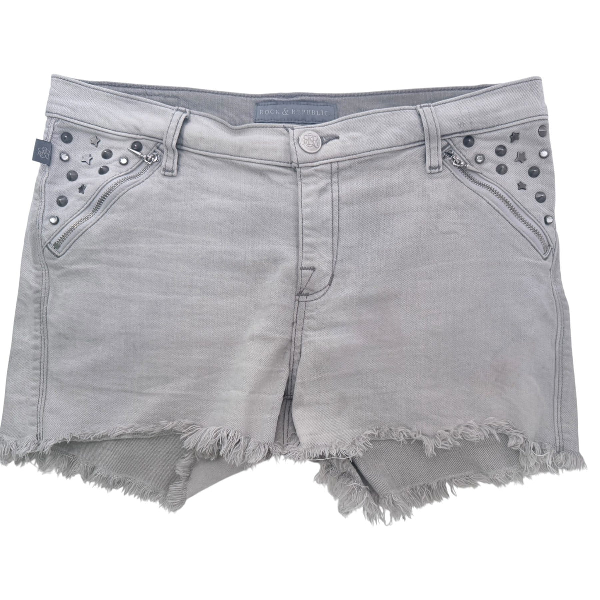 Rock & Republic Women's Gray Shorts — front view
