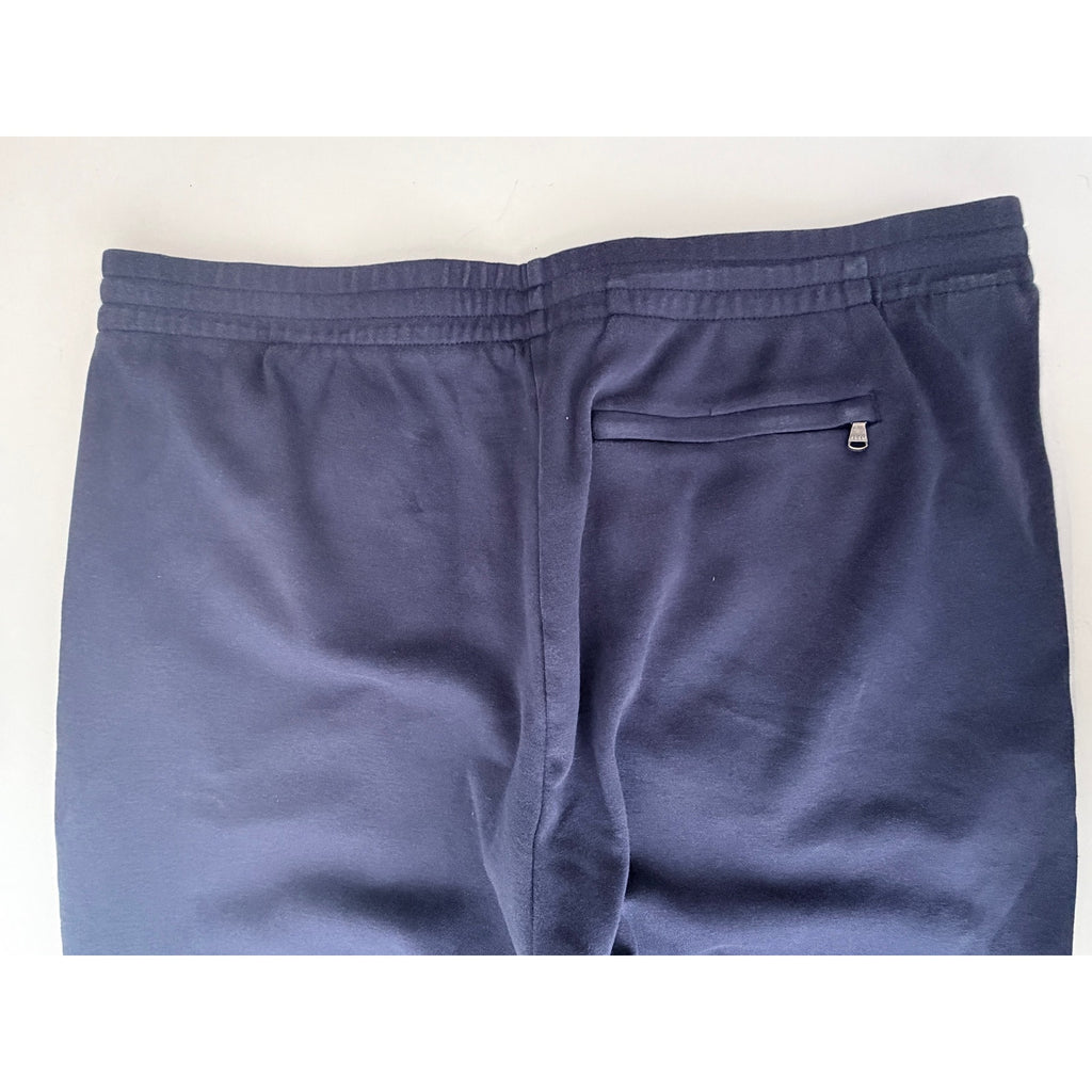 Polo Ralph Lauren Mens Large Navy Track Pants White Side Stripe Pony Logo