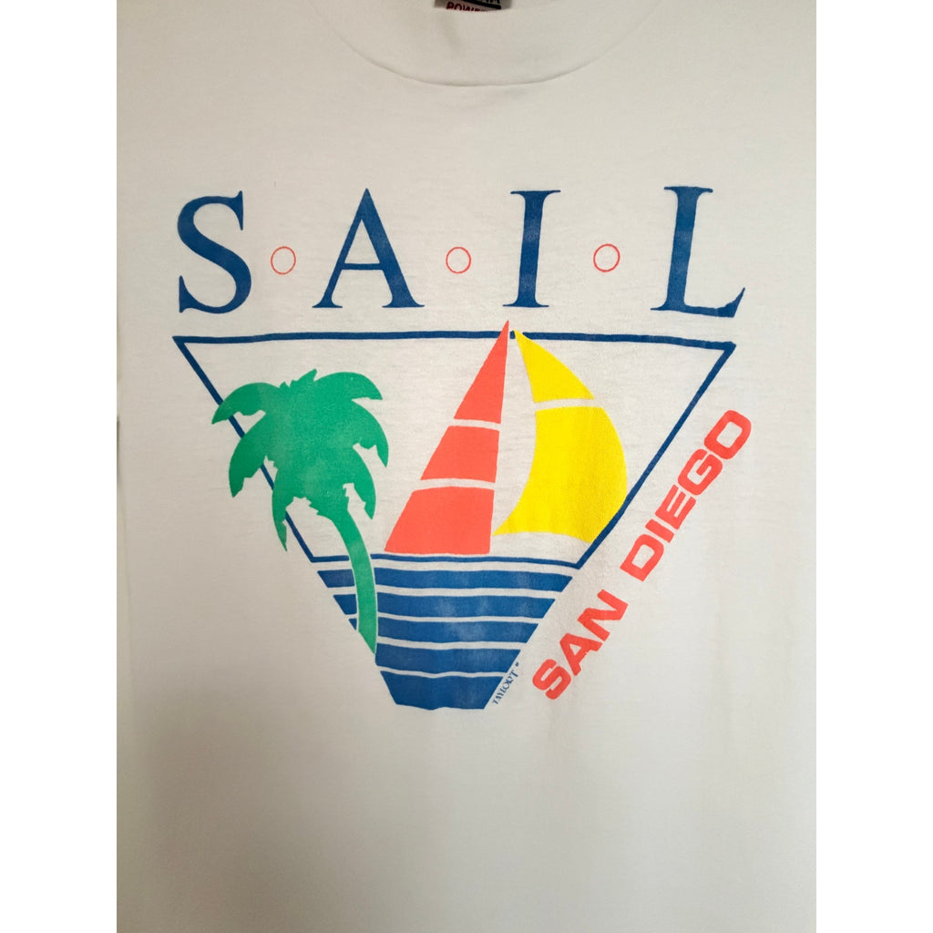 Vintage 1987 Sail San Diego Tee Mens M