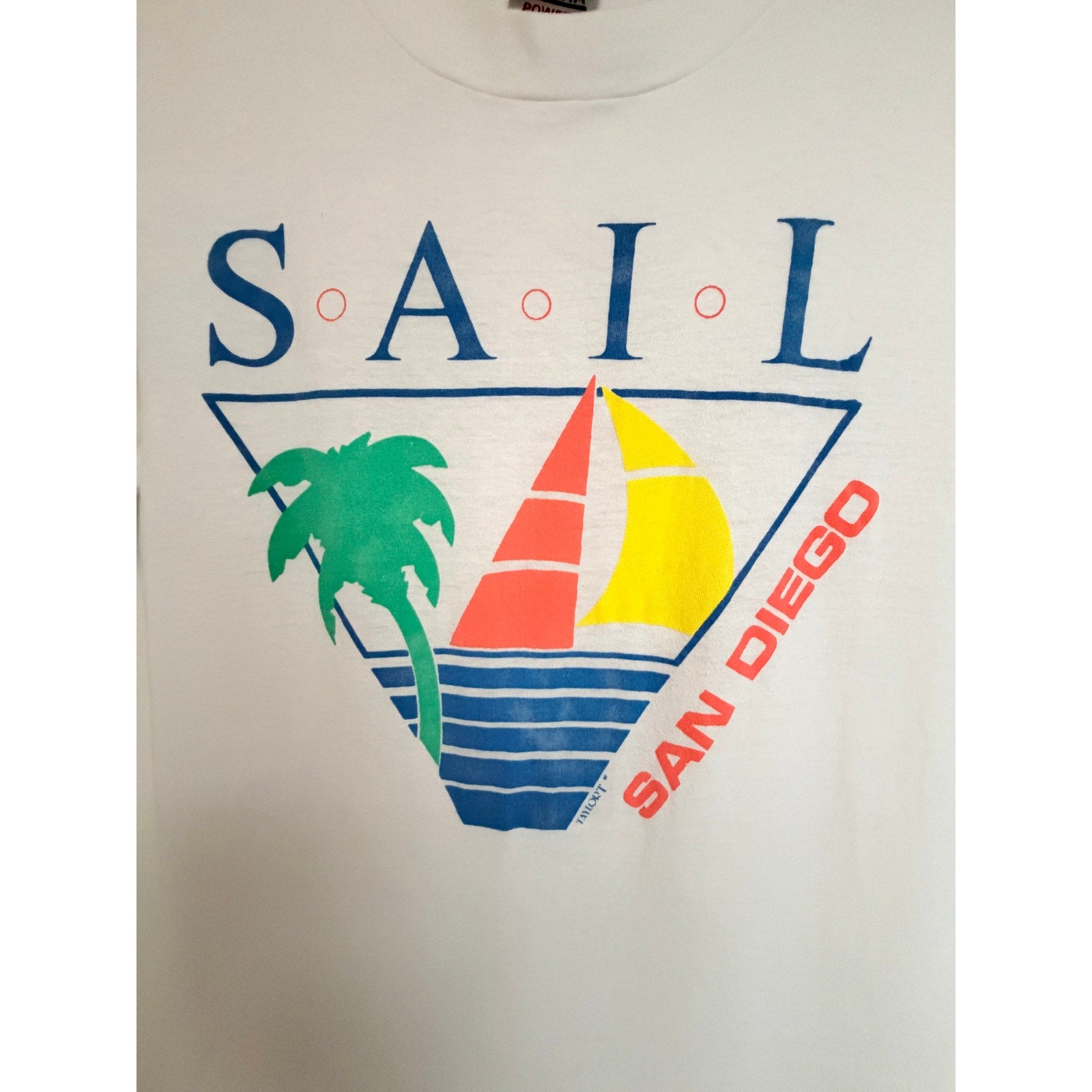 Vintage 1987 Sail San Diego Tee Mens M
