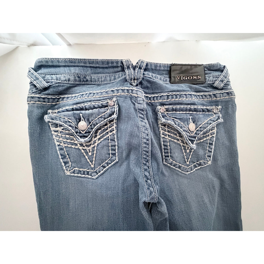 Vigoss Boot Cut Jeans Womens 9/10 Blue