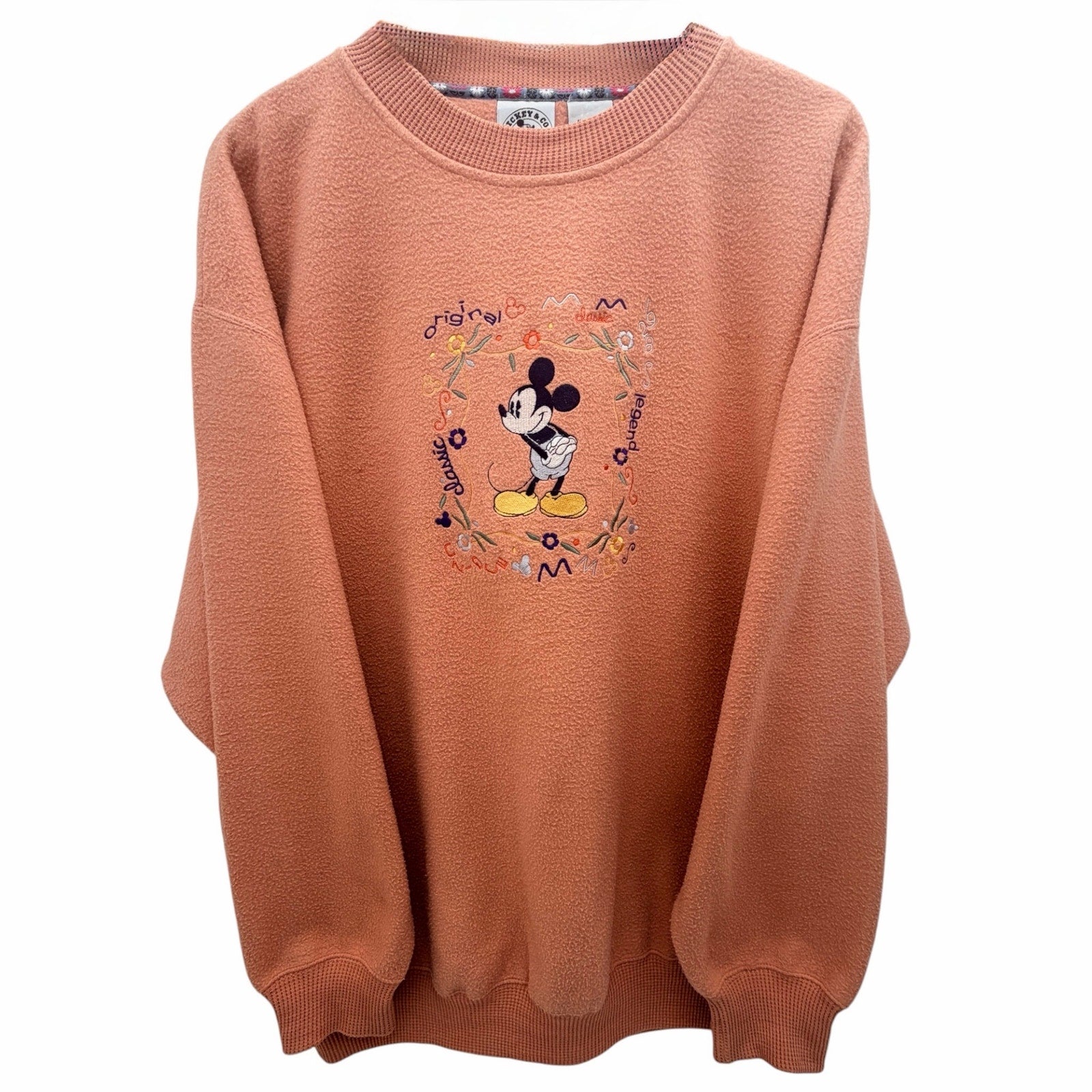 Mickey & Co Disney Mickey Mouse Embroidered Sweatshirt XL