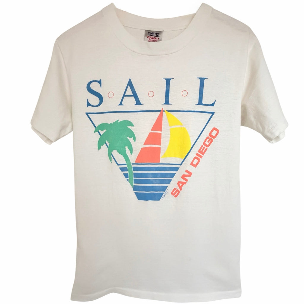 Vintage 1987 Sail San Diego Tee Mens M