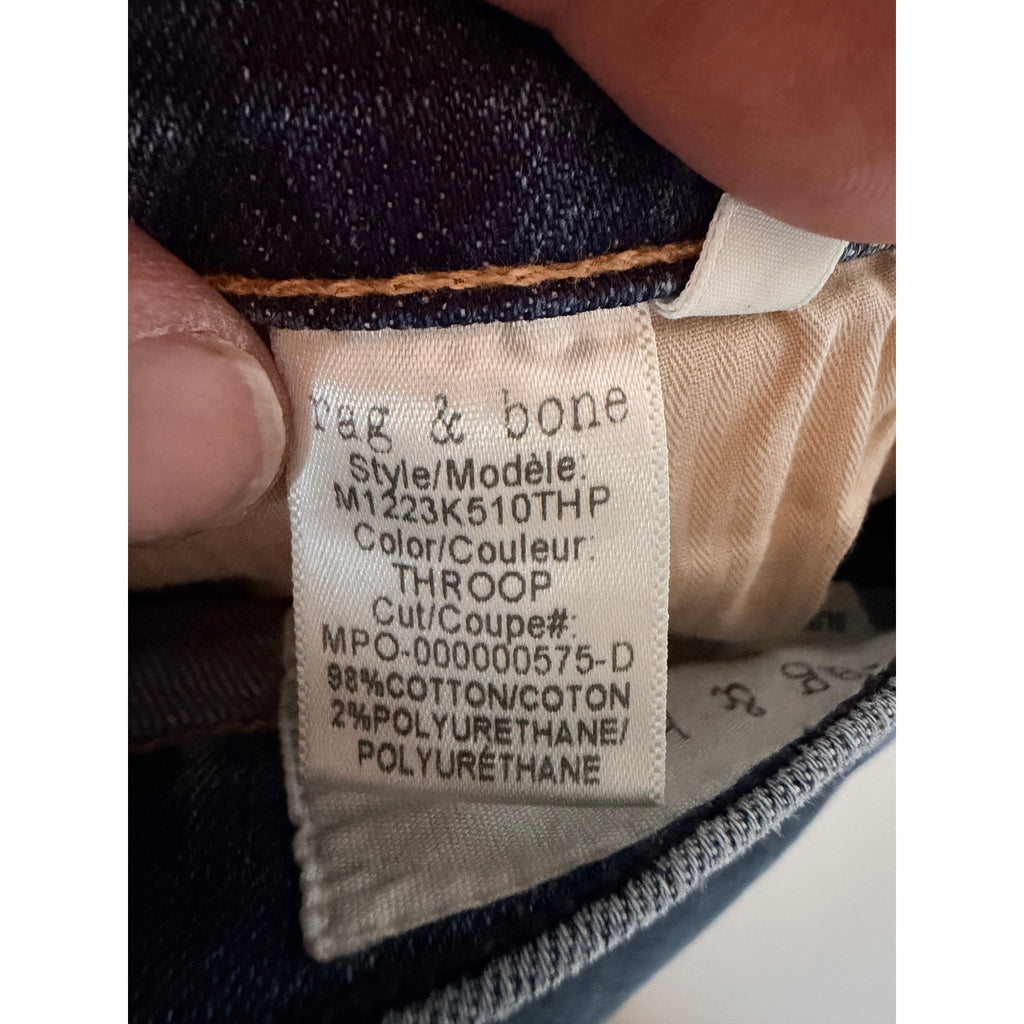 Rag & Bone Slim Fit Jeans Mens 32 Blue Denim Straight Leg Pants