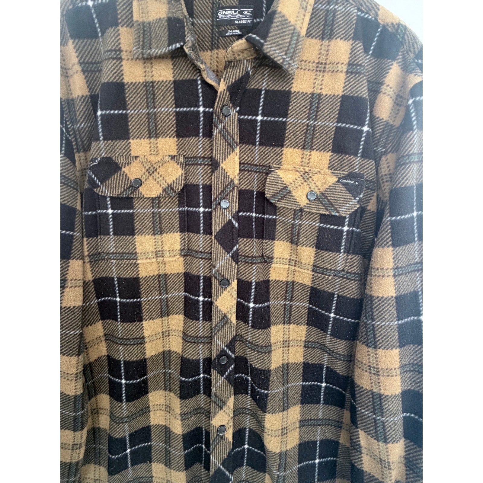 O'Neill Plaid Fleece Shacket
