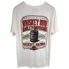 Harley-Davidson Men's Whiskey Row Skull T-Shirt Large White - product photo 2