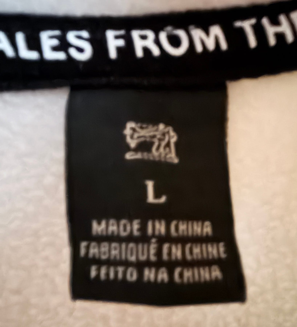 Scotch & Soda Men's White Tales From the North Fleece — brand label