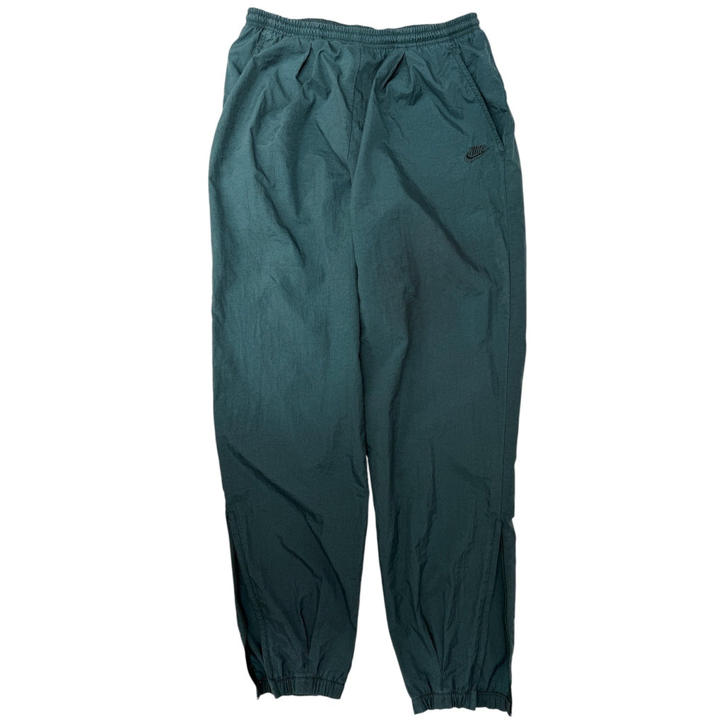 Nike Nylon Track Pants Mens Large Green Vintage Windbreaker Bottoms