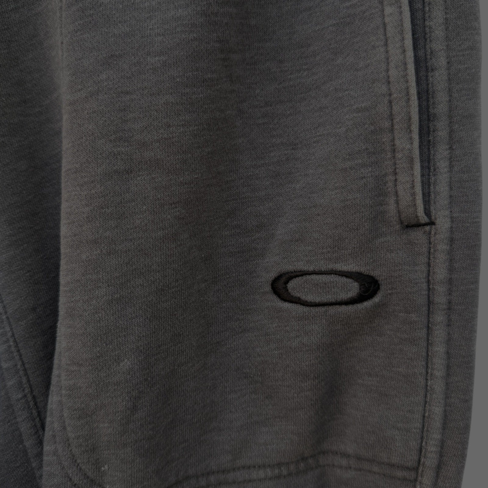 2000s Oakley Fleece Jogger Sweatpants Womens Petite Small Gray Athletic Logo