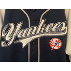 Dynasty Men's New York Yankees Baseball Jersey MLB Raglan Sleeves - XL White Blue — photo 5