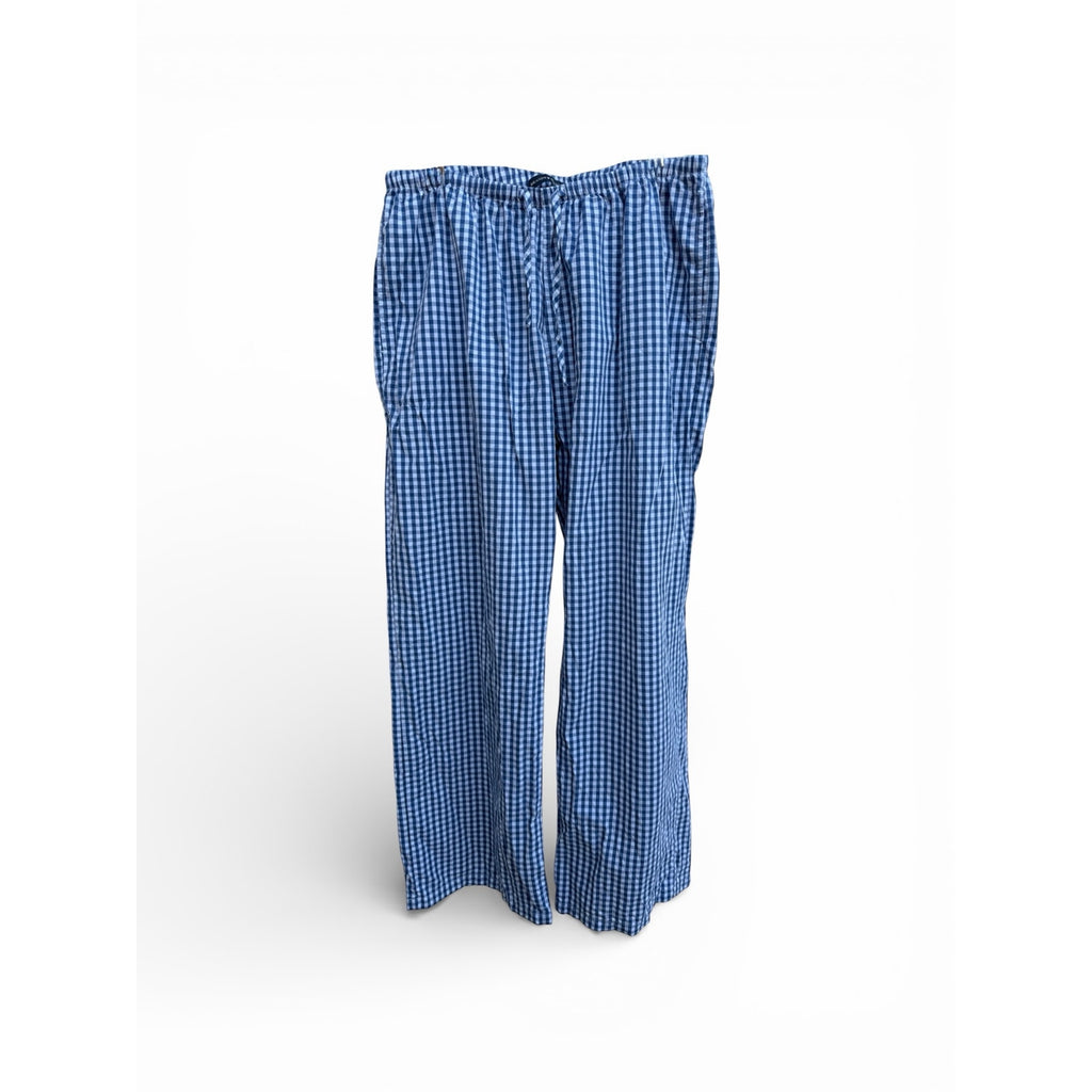 Brandy Melville Blue Gingham Pajama Pants Womens One Size Lounge Pants