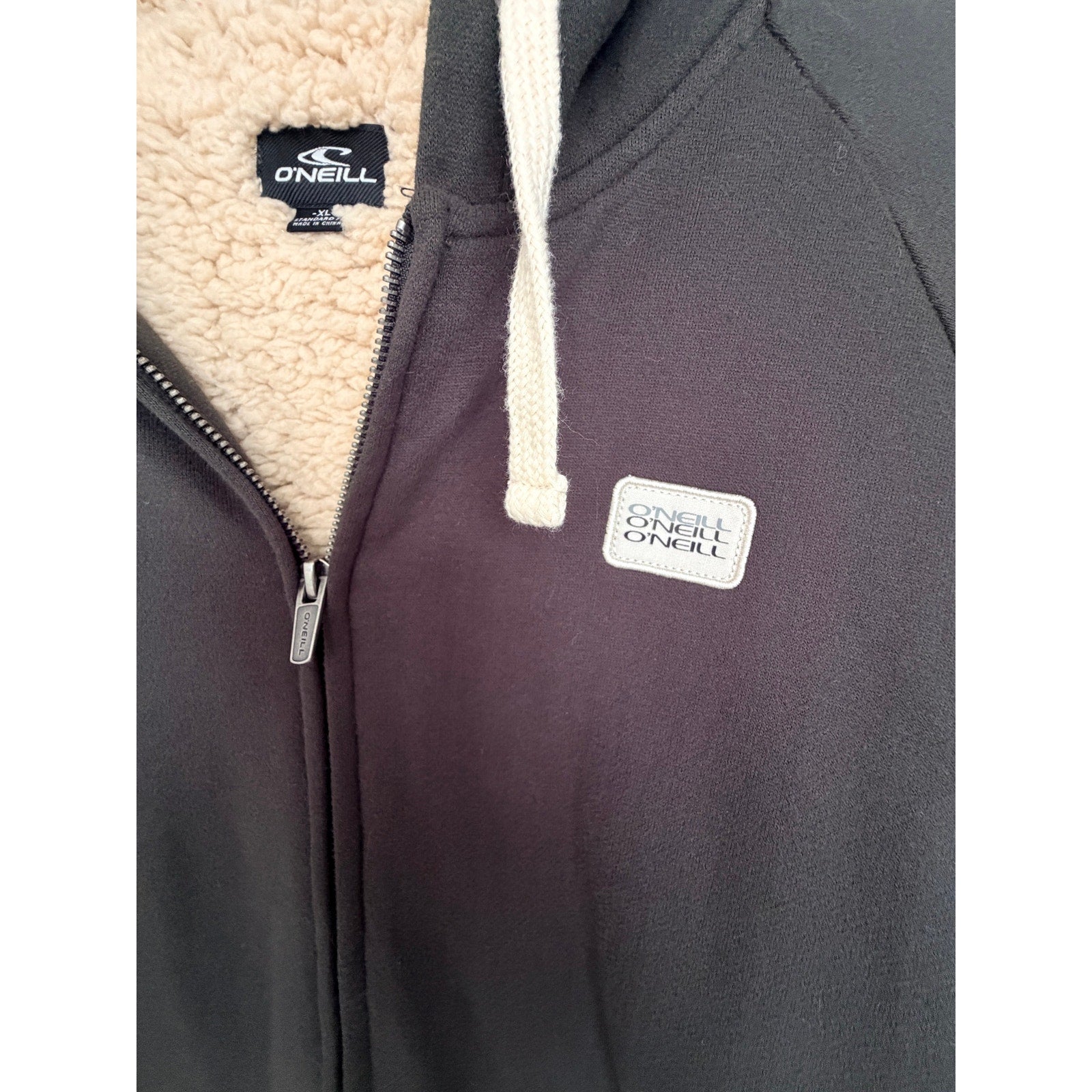O'Neill Sherpa Lined Full Zip Hoodie Mens XL