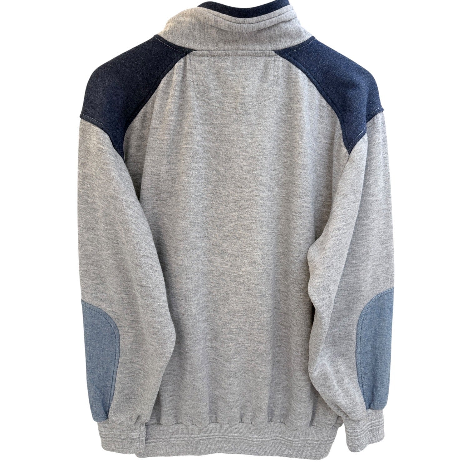 Christian Dior Monsieur Quarter Zip Sweatshirt Mens Large Gray Blue Pullover