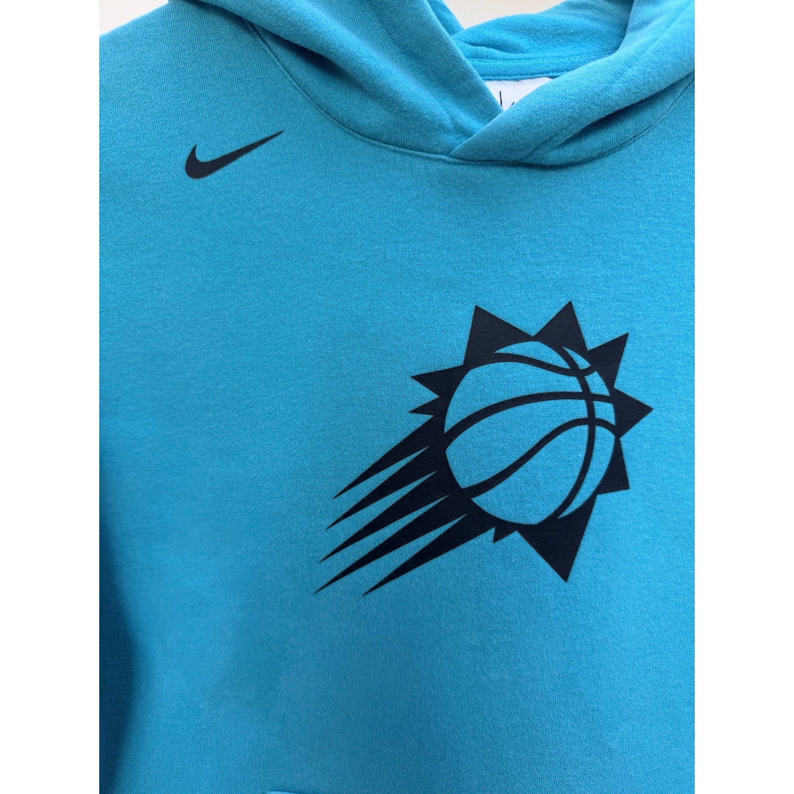 Nike Phoenix Suns Hoodie Youth Medium Teal NBA Basketball Pullover Kids