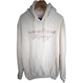 Goodyear Racing Pullover Hoodie Mens Medium Made In USA Cream NWT