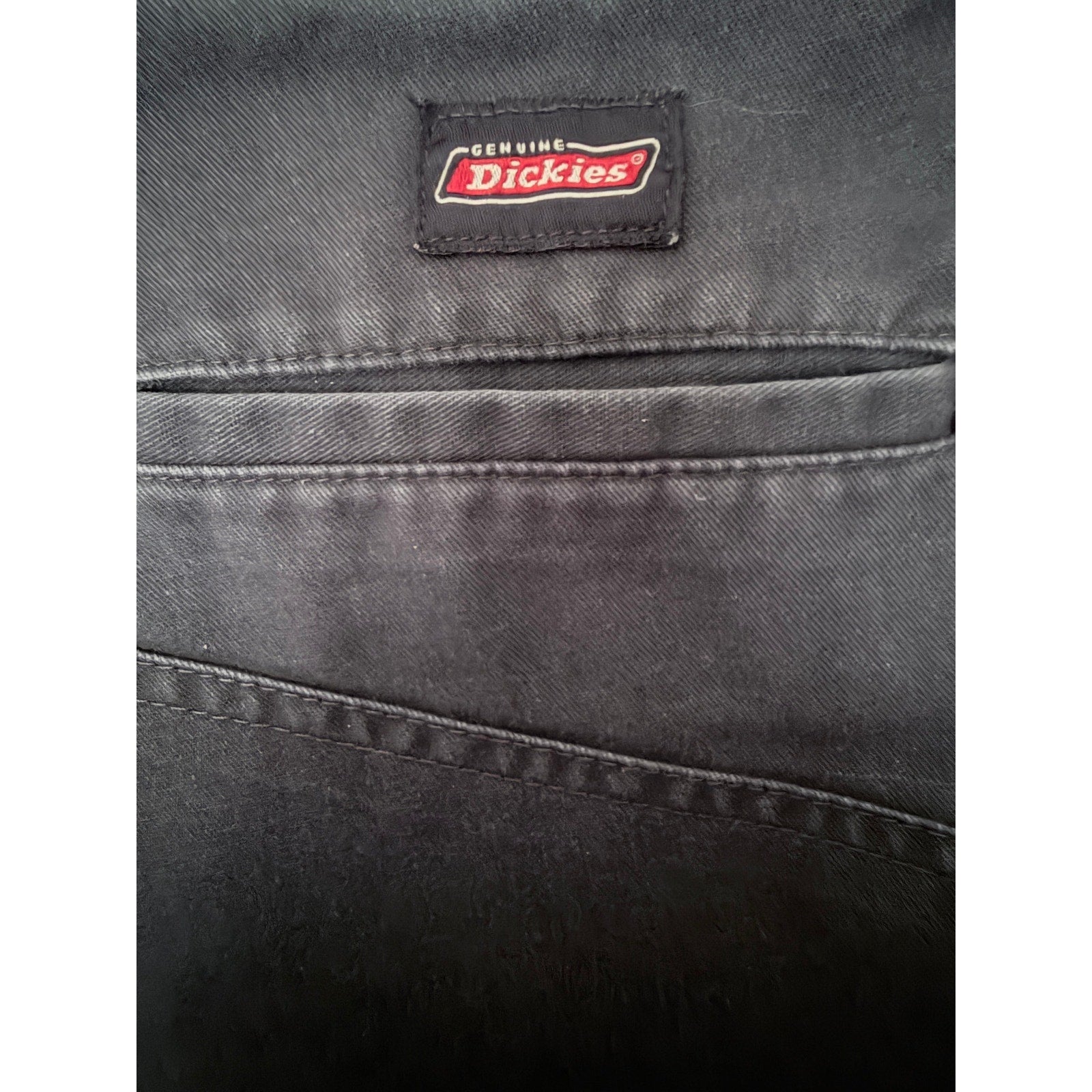 Dickies Blue Work Shorts Mens 40 Flat Front Chino Utility Skate