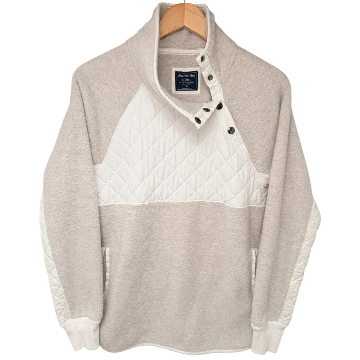 Abercrombie & Fitch Women's Beige Fleece — front view