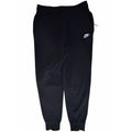 Nike Futura Logo Fleece Jogger Sweatpants Men's Small Black Zip Pocket