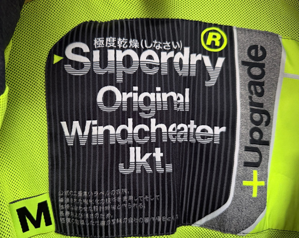 Superdry Men's Gray Original Windcheater Jkt. Jacket — brand label