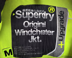 Superdry Men's Gray Original Windcheater Jkt. Jacket — brand label
