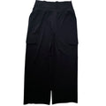 Athleta Wide Leg Cargo Pants Womens Medium Black Stretch Athleisure