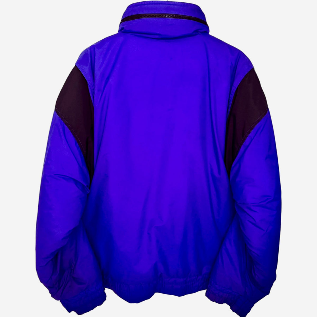Steep Slopes Men's Blue Colorblock Full-Zip Jacket — back view