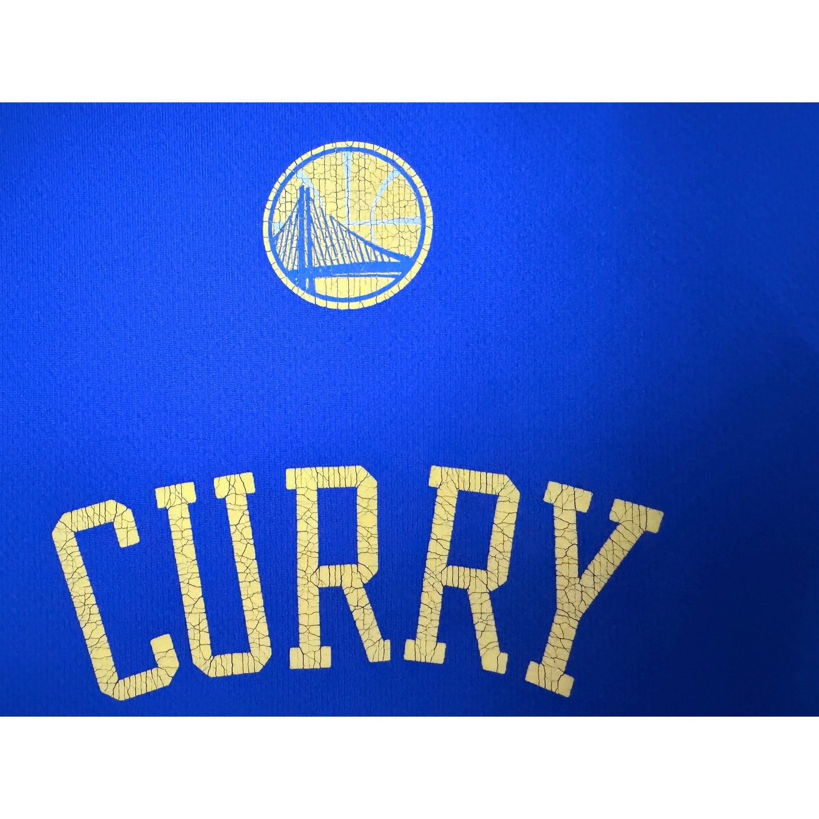 Adidas Golden State Warriors Stephen Curry 30 NBA Jersey Womens Small Blue