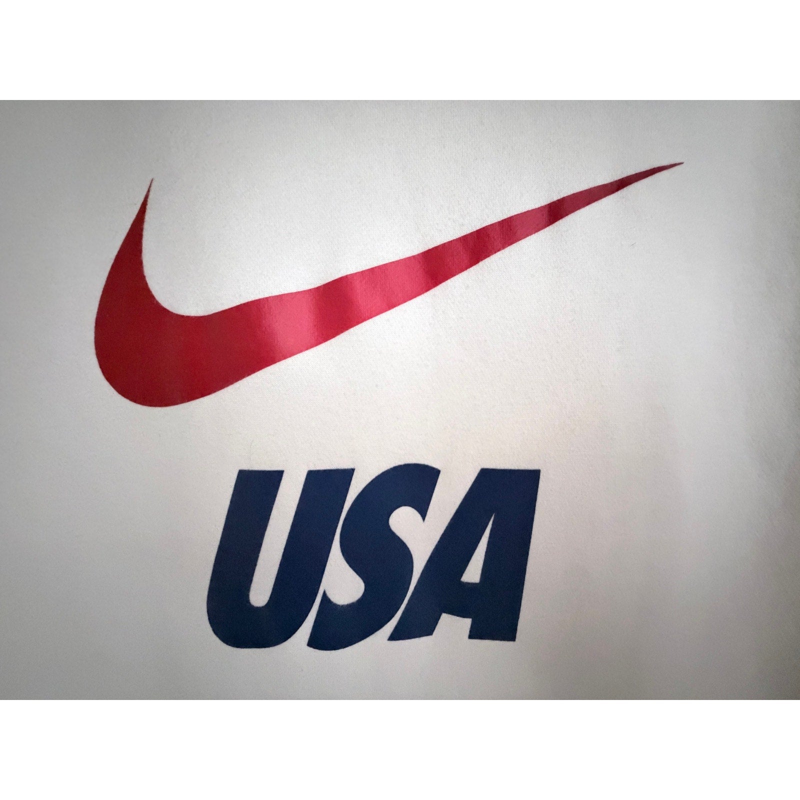 Nike Team USA Pullover Hoodie Mens Medium White